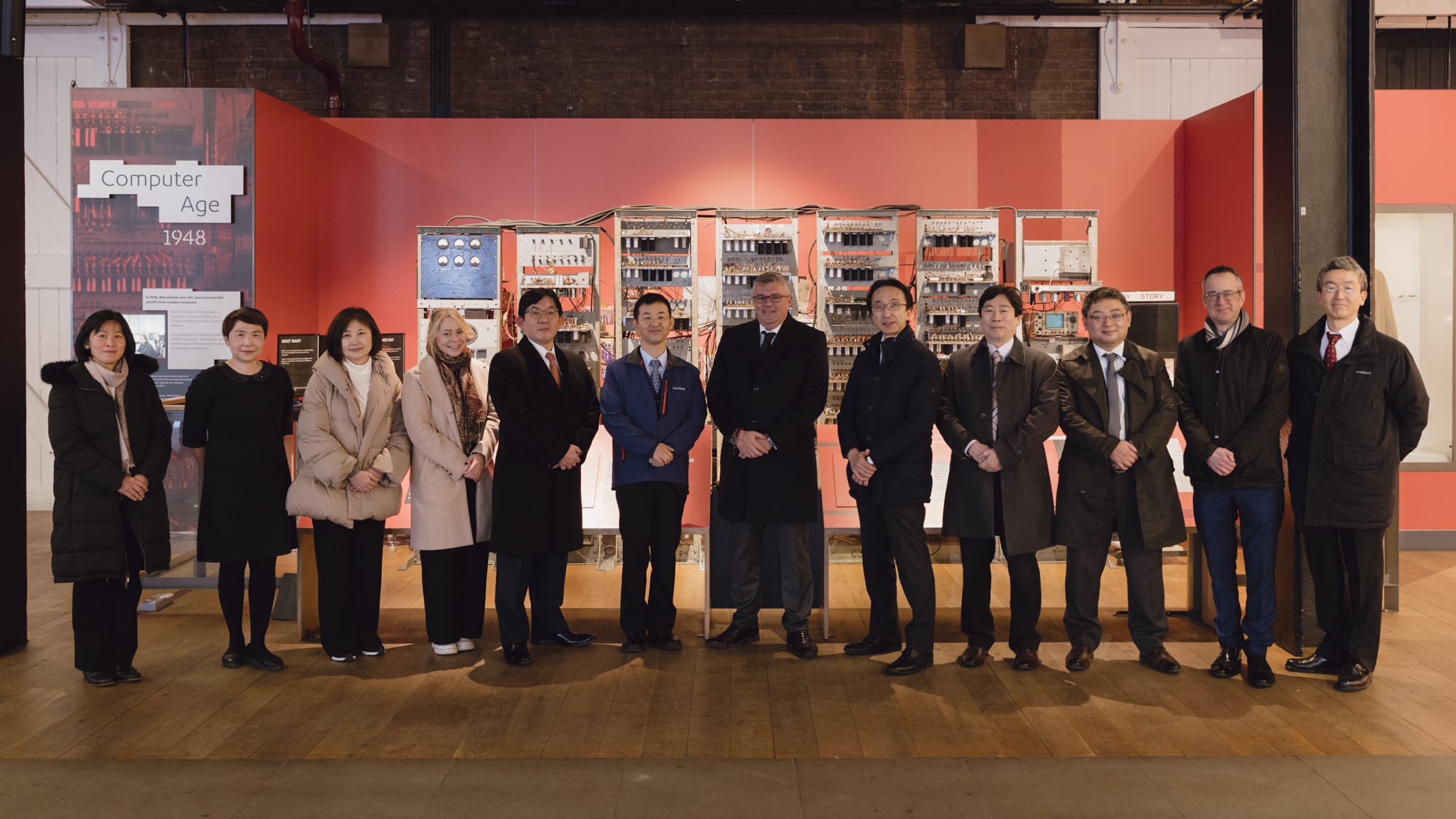 Osaka Delegation at the Museum of Science and Industry