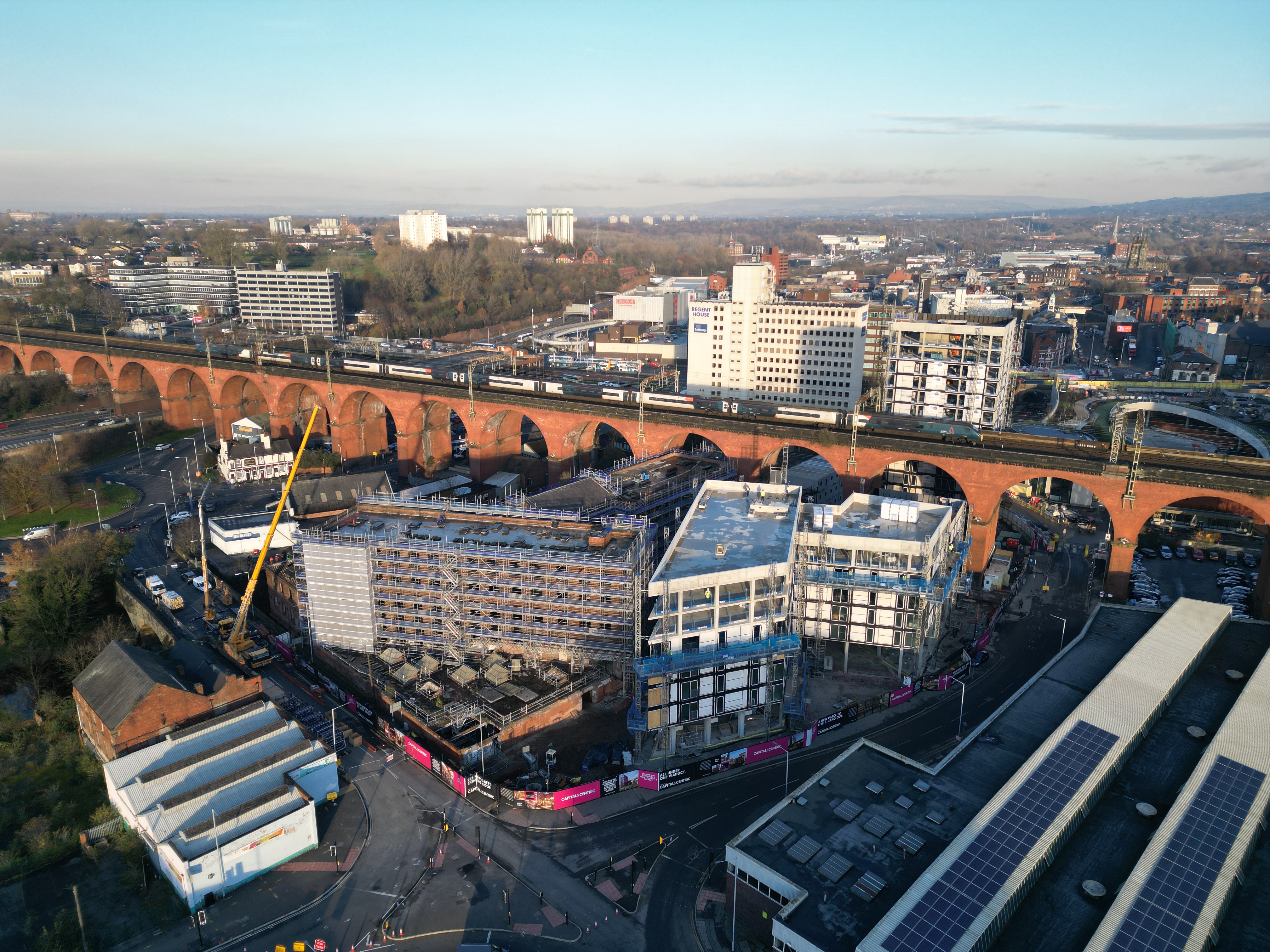 Weir Mill construction