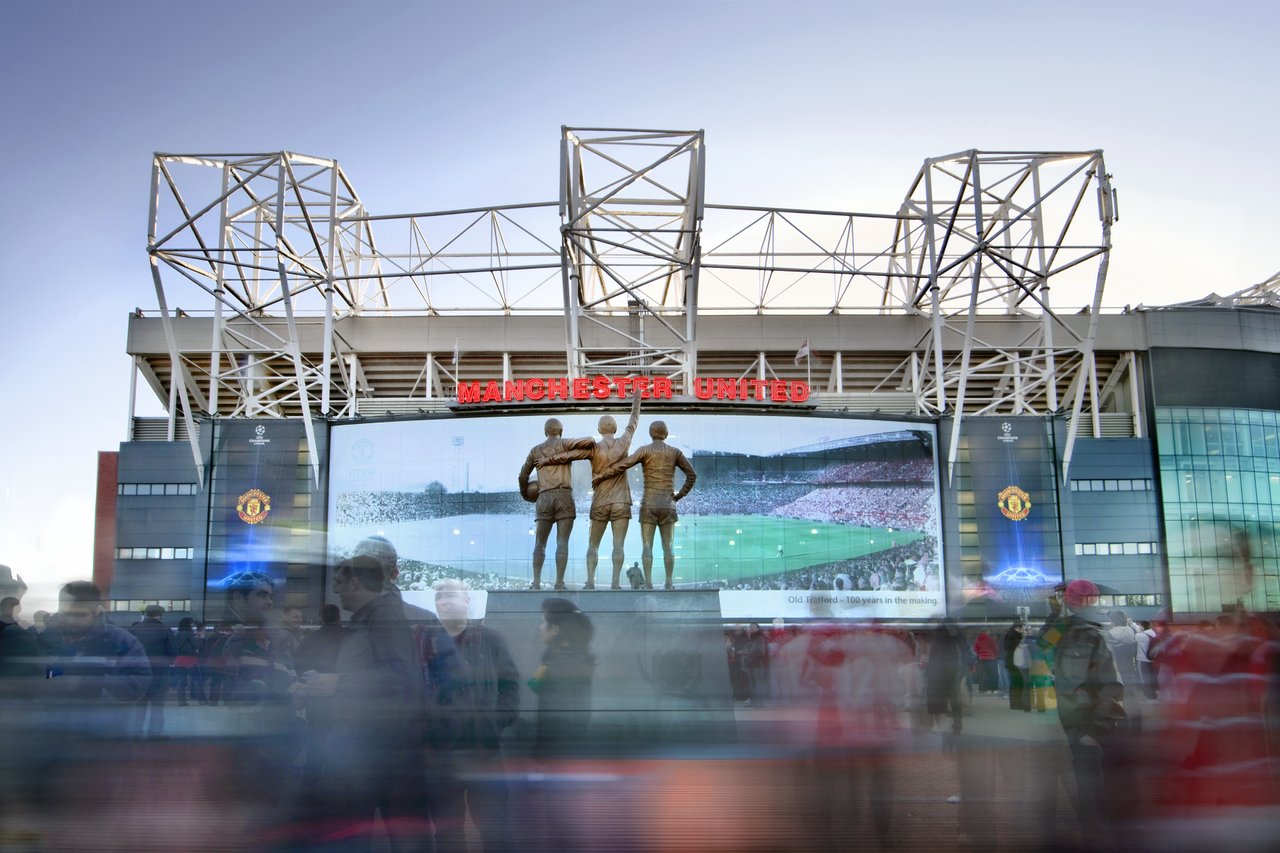 Exterior of Old Trafford